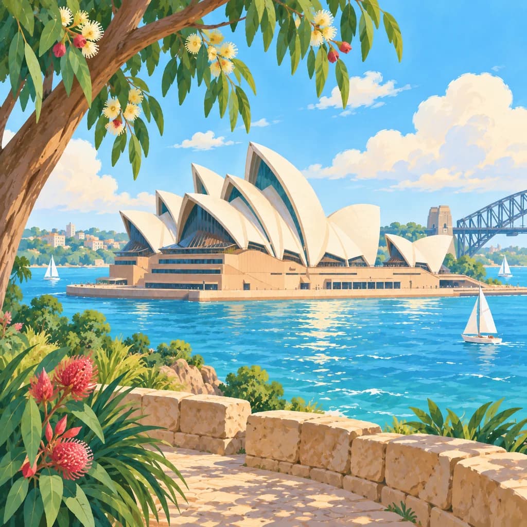 Sydney Opera House stamp